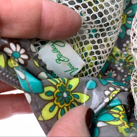 Vera Bradley Medium Lemon Parfait Cosmetic bag EUC‎ - Picture 9 of 10